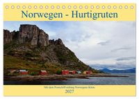 Norwegen - Hurtigruten (Tischkalender 2027 DIN A5 quer), CALVENDO Monatskalender