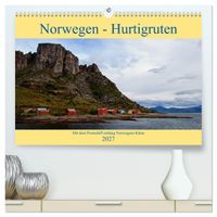 Norwegen - Hurtigruten (hochwertiger Premium Wandkalender 2027 DIN A2 quer), Kunstdruck in Hochglanz