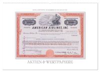 Aktien & Wertpapiere (Wandkalender 2027 DIN A2 quer), CALVENDO Monatskalender
