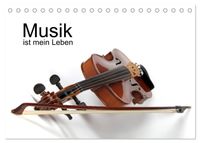Musik ist mein Leben (Tischkalender 2027 DIN A5 quer), CALVENDO Monatskalender