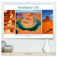 Naturwunder und Nationalparks der amerikanischen Westküste (hochwertiger Premium Wandkalender 2027 DIN A2 quer), Kunstdruck in Hochglanz