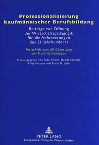 Professionalisierung kaufmaennischer Berufsbildung