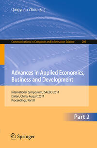 Advances in Applied Economics, Business and Development