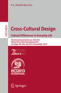 Cross-Cultural Design. Cultural Differences in Everyday Life