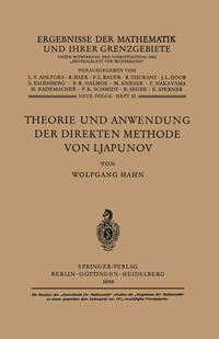 Theorie und Anwendung der direkten Methode von Ljapunov