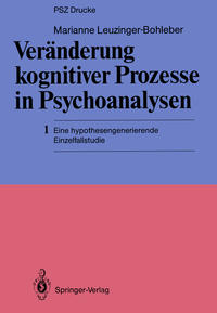 Veränderung kognitiver Prozesse in Psychoanalysen