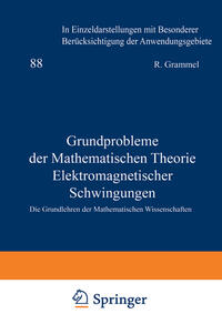 Grundprobleme der Mathematischen Theorie Elektromagnetischer Schwingungen