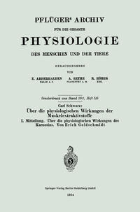 Über die physiologischen Wirkungen der Muskelextraktivstoffe