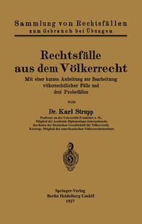 Rechtsfälle aus dem Völkerrecht