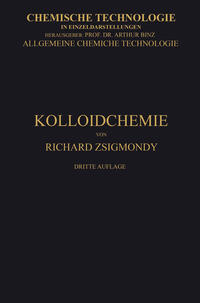 Kolloidchemie Ein Lehrbuch