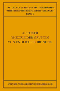 Die Theorie der Gruppen von Endlicher Ordnung