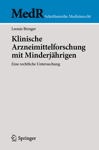 Klinische Arzneimittelforschung mit Minderjährigen