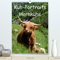 Kuhportraits Hornkühe (Premium, hochwertiger DIN A2 Wandkalender 2023, Kunstdruck in Hochglanz)