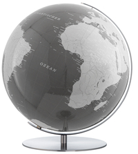 ARTLINE Regent Tischglobus grau, Ø 34 cm