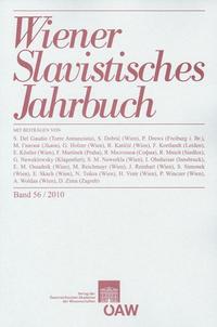 Wiener Slavistisches Jahrbuch / Wiener Slavistisches Jahrbuch Band 56/2010
