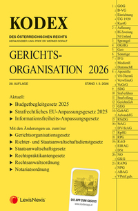 KODEX Gerichtsorganisation 2026