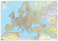 Europa - Naher Osten - Zentralasien politisch Großformat, Markiertafel 1:4,2 Mill.