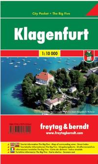 Klagenfurt, City Pocket + The Big Five, Stadtplan 1:10.000