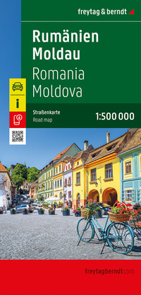 freytag & berndt Straßenkarte Rumänien - Moldau 1:500.000