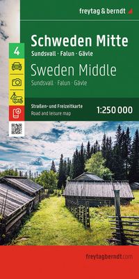 freytag & berndt Straßenkarte Schweden Mitte 1:250.000