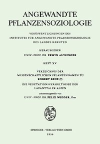 Verzeichnis der Wissenschaftlichen Pflanzennamen zu Robert Benz
