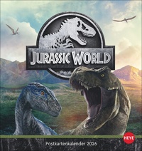 Jurassic World Postkartenkalender 2026