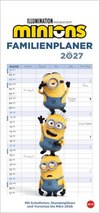 Minions Familienplaner 2027