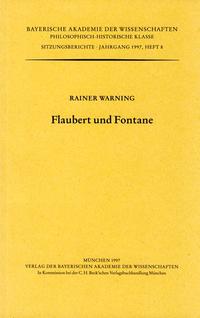 Werke des Verlags der Bayerischen Akademie der Wissenschaften bei... / Flaubert und Fontane