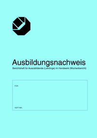 Ausbildungsnachweis für Auszubildende im Handwerk