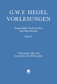 Vorlesungen über die Geschichte der Philosophie. Teil 1