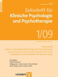 Zeitschrift für Klinische Psychologie und Psychotherapie. Forschung und Praxis