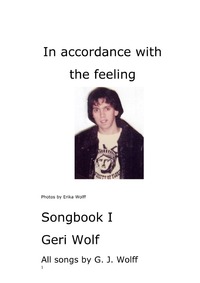 Geri Wolf In accordance with the feeling Songbook I
