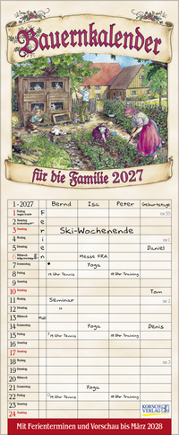Bauernkalender 2027