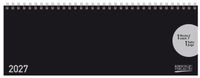 Tischquerkalender Classic Colourlux schwarz 2027