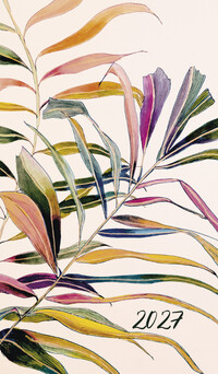 Taschenkalender Youngtimer Palmblätter 2027