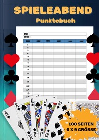 SPIELEABEND | Punktebuch | Spielebuch | Notizbuch