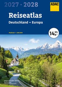 ADAC Reiseatlas 2027/2028 Deutschland 1:200.000, Europa 1:4,5 Mio.