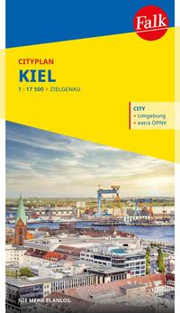 Falk Cityplan Kiel 1:17.500