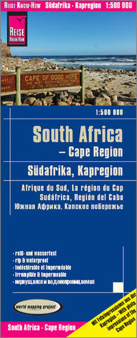 Reise Know-How Landkarte Südafrika Kapregion / South Africa, Cape Region (1:500.000)