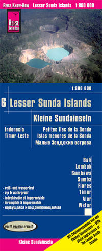 Reise Know-How Landkarte Kleine Sundainseln / Lesser Sunda Islands (1:800.000) - Bali, Lombok, Sumbawa, Sumba, Flores, Timor, Alor, Wetar - Karte Indonesien 6