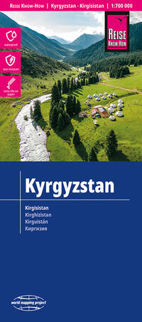 Reise Know-How Landkarte Kirgisistan / Kyrgyzstan (1:700.000)