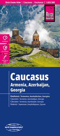 Reise Know-How Landkarte Kaukasus / Caucasus (1:650.000)