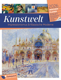 Kunstwelt Wochenplaner Kalender 2026 | Impressionismus und Klassische Moderne