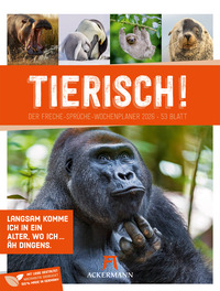 Tierisch Sprüchekalender Wochenplaner 2026