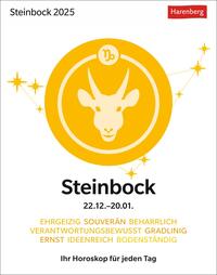 Steinbock Sternzeichenkalender 2025 - Tagesabreißkalender - Ihr Horoskop für jeden Tag