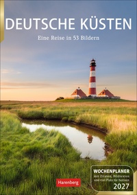 Deutsche Küsten Wochenplaner 2027 - Eine Reise in 53 Bildern