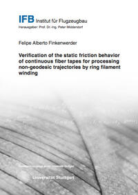 Verification of the static friction behavior of continuous fiber tapes for processing non-geodesic trajectories by ring filament winding