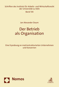 Der Betrieb als Organisation