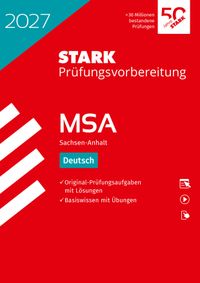 STARK Deutsch - MSA (Mittlerer Schulabschluss) 2027 Sachsen-Anhalt - Prüfungsvorbereitung