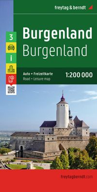 freytag & berndt Straßenkarte Burgenland 1:200.000